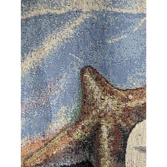 SEASHELL CLUSTER Tapestry Red Farm Studios- Cottage Beach House Decor- VTG - Picture 4 of 12